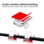 50Pcs Cable Clip Self-Adhesive Cable Organizer Wire Protector Holder For Mouse Headset Wire Storage Desktop Tidy Management Clip