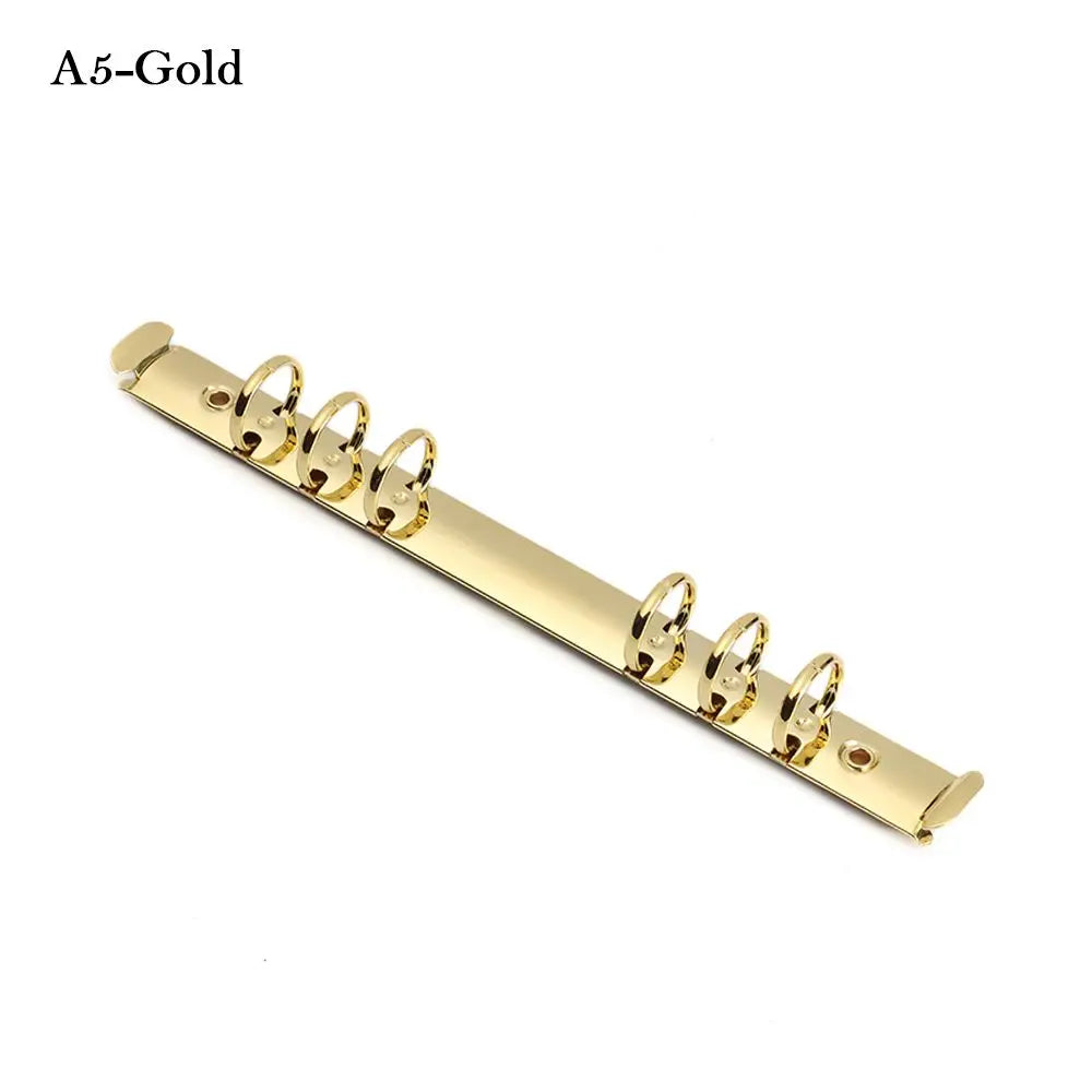 Metal Spiral Binder File Folder A4/B5/A5/A6/A7 Loose-leaf Binding ClipRefillable Notebook Binding Hoop DIY Album Diary Clip Tool