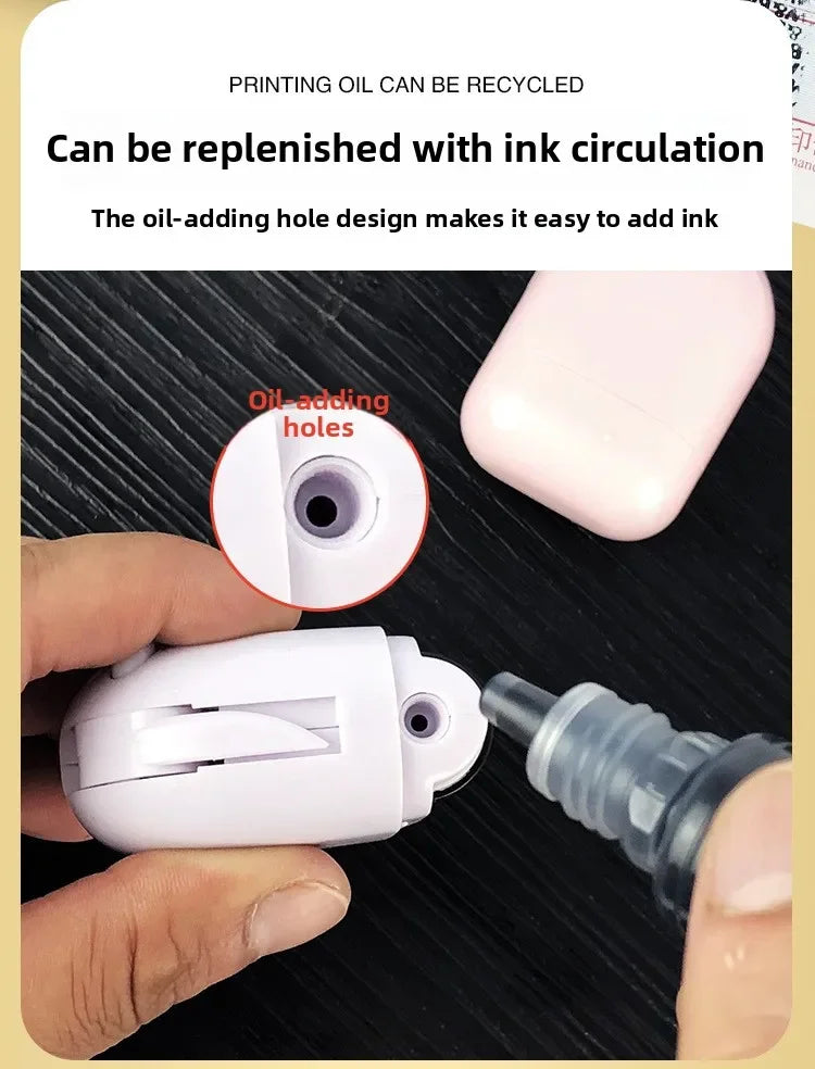 Ceramic Blade Theft Protection Roller Stamp for Privacy Confidential Data Guard Your Security Stamp Roller Privacy Seal Roller
