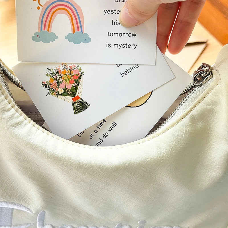 Mr Paper, 90 Inspirational Affirmation Cards Student Stationery Supplies kawaii stationery cardstock paper affirmation cards