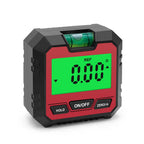LCD Digital Angle Gauge Magnetic Protractor Inclinometer Mini Level Meter 360 Degree Angle Finder Goniometer for Decoration