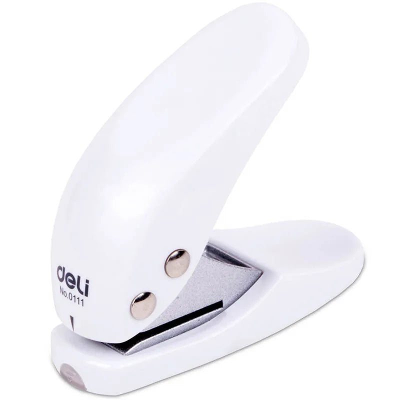 Metal 3/6mm Circular Hole Single-Hole Handheld Punching Machine, Capable of Punching Through 8 Sheets of A4 Paper - A Punch Tool