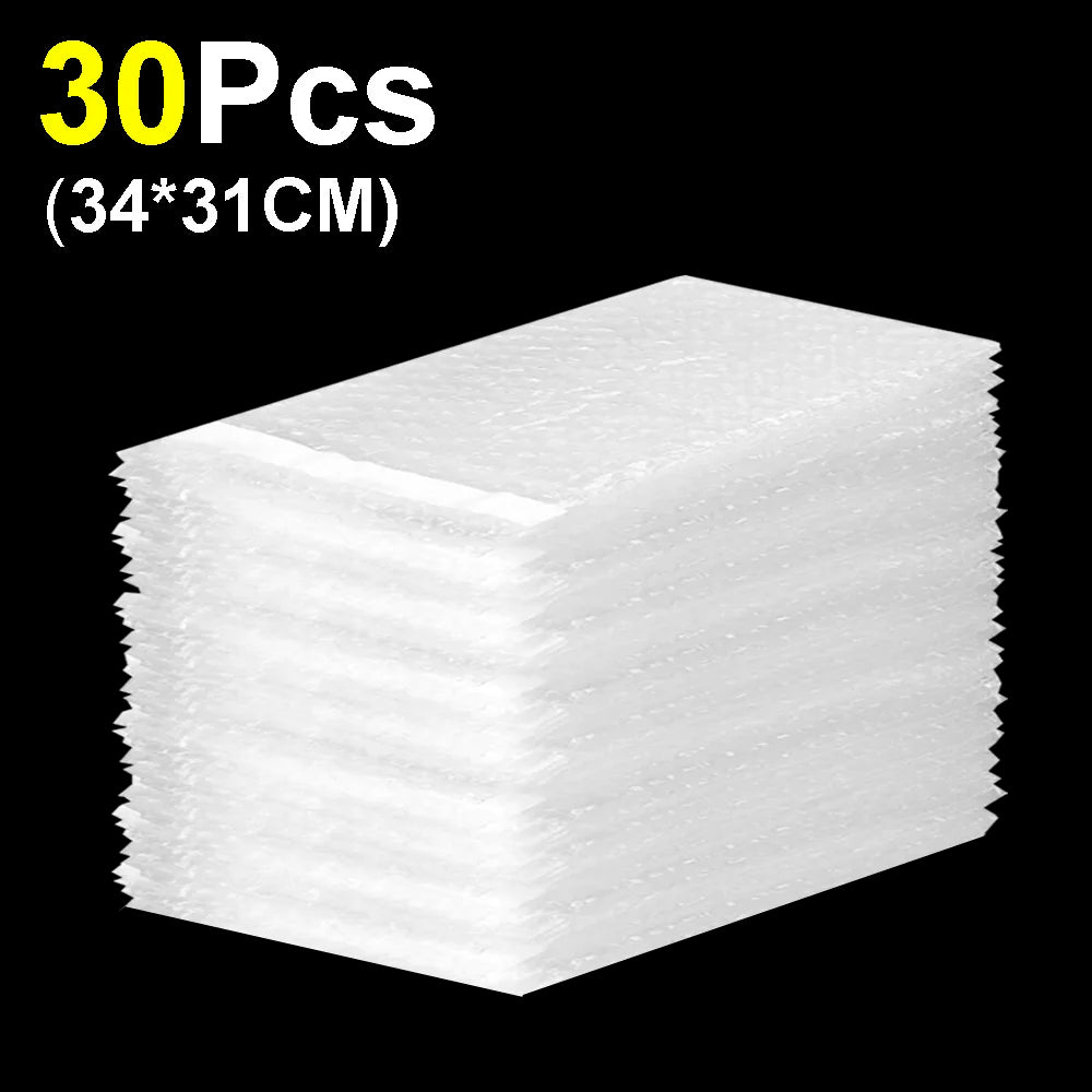 10-50pcs Envelope Shockproof Package White Bubble Bag PE Clear Cushioning Covers Protective Wrap Foam Packing Bags Can Be Sealed