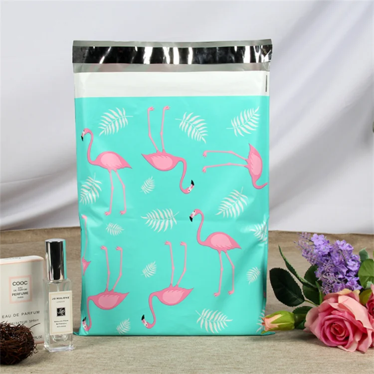 100PCS Poly Mailer Adhesive Envelope Courier Print Bag DIY Lady Panties Dress T-shirt Wedding Xmas Gift Box Packaging Pouches