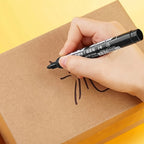 10pcs Permanent Marker Set, Waterproof Black Ink High-Capacity Oil-Based Office Supplies for  Office Supplies and Accessories