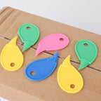 Portable Plastic Letter Opener Cutting Supplies Box Opener Keychain Slicer Unpacking Knife Mini Safety Package Cutter Tool