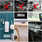 5/20PCS Adhesive Cable Clips Organizer Clips USB Wire Winder Holder Desk Cord Management For Earphone Mouse Cable in Home Office