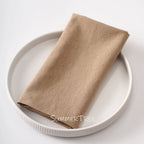 6pcs 40x40cm Cloth Napkins Washed Cotton Dinner Table Napkin Square Soft Absorbent Washable for Home Wedding Party Decoration