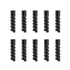 10pcs Cable Protector Silicone Charge Cable Spiral Winder Wire End Cord Savers Cover For Phone USB Charger Cable Accessories