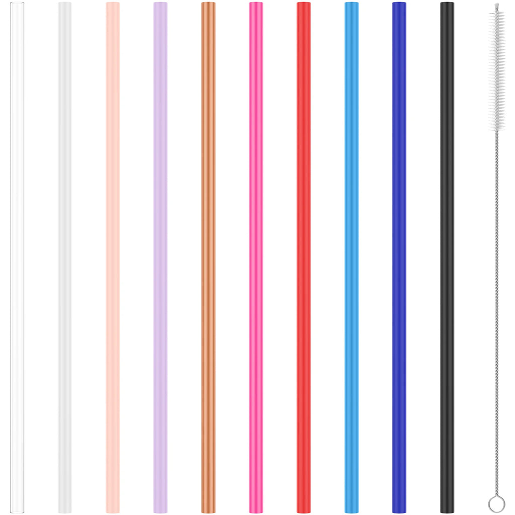 10Pcs Color Changing Cups Plastic Straw/Cup Large Capacity Cold Drinking Cup Fashion Water Bottle Party Travel Beverage Mug