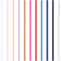 10Pcs Color Changing Cups Plastic Straw/Cup Large Capacity Cold Drinking Cup Fashion Water Bottle Party Travel Beverage Mug