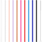 10Pcs Color Changing Cups Plastic Straw/Cup Large Capacity Cold Drinking Cup Fashion Water Bottle Party Travel Beverage Mug