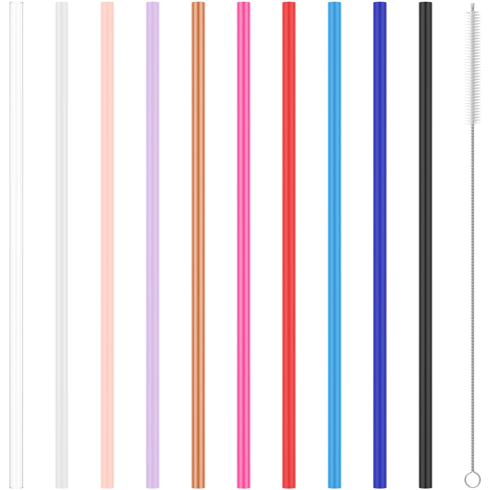 10Pcs Color Changing Cups Plastic Straw/Cup Large Capacity Cold Drinking Cup Fashion Water Bottle Party Travel Beverage Mug