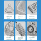 Multi-functional Flexible Mobile Phone Clean Fine Dust Cup Lid Card Slot Earphone Cleaning Brush For Headset Keyboard Cup Cover