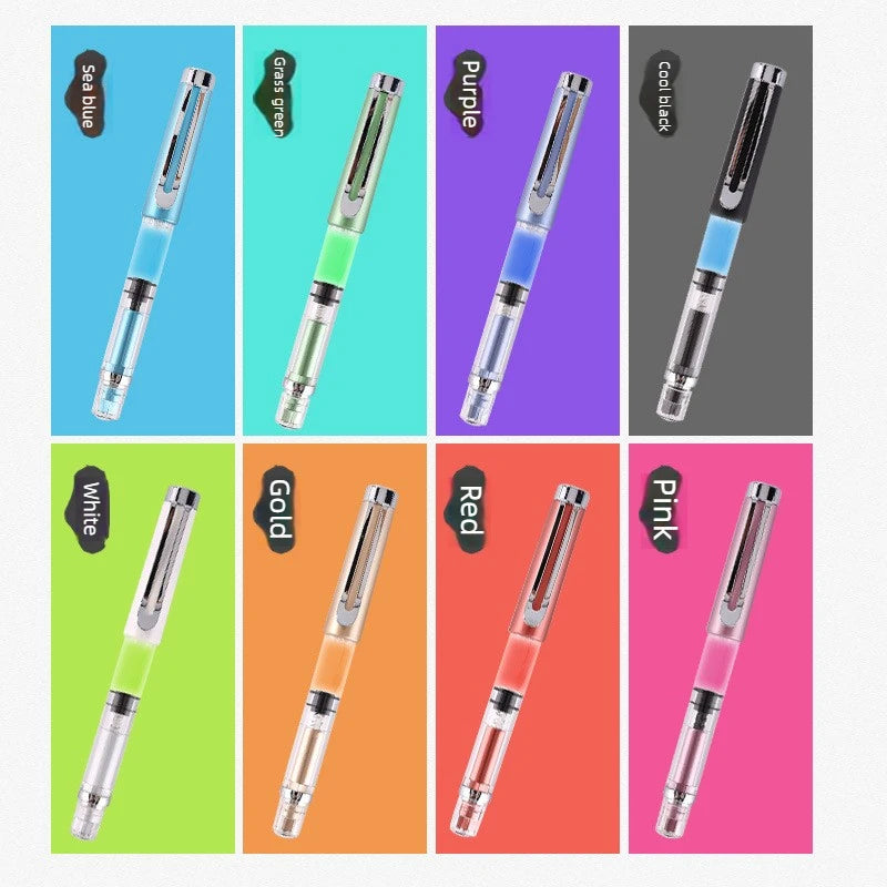 9 Color Piston Brushes Calligraphy Brushes Watercolor Brushes Paint Pen Stationery Art Schoo Supplies for Chinese Painting
