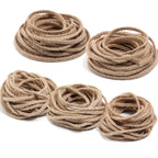 10yards/pack 6/8mm Natural Jute Rope Bold Eight Strand Twisted Cord Rope For Home Crafts Party DIY Clothing Gift Packing Decor