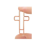 20/50PCS Gold Cross Bible Paper Clips - Versatile Bible Study Supplies, Also Great As Journaling Paper Clips and Bookmarks