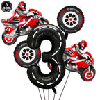 Motorcycle Dirt Biker Birthday Party Supplies Motocross Dessert Paper Plates Cups Napkins Disposable Tableware Favor For Boys