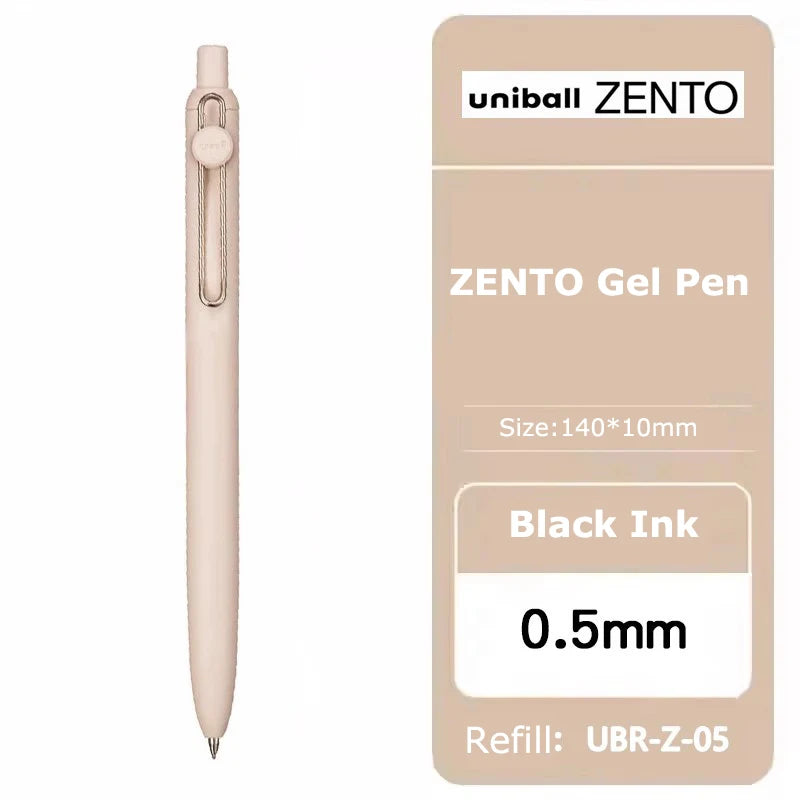 uniball ZENTO Standard 0.38/0.5mm Gel Pens,Water-Based Smooth Writing Roller Ball Pens Fit for a variety of occasions Stationery