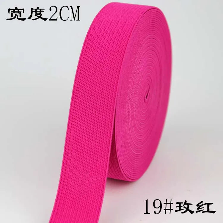 1/2/5Meters Color Elastic Band High Elasticity Rubber Band Sewing Craft For Home  Lace Decoration Clothing Accessories