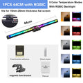 Wiscolor Computer Monitor LED Screen Hanging Light Bar Remote Control Stepless Dimming Eyescare USB Lightbar Reading Desk Lamp
