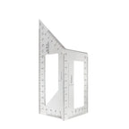 Multi-Functional Woodworking Ruler Measuring Tool for Carpentry 45 90 Degree Angle Combination Ruler T-Shaped