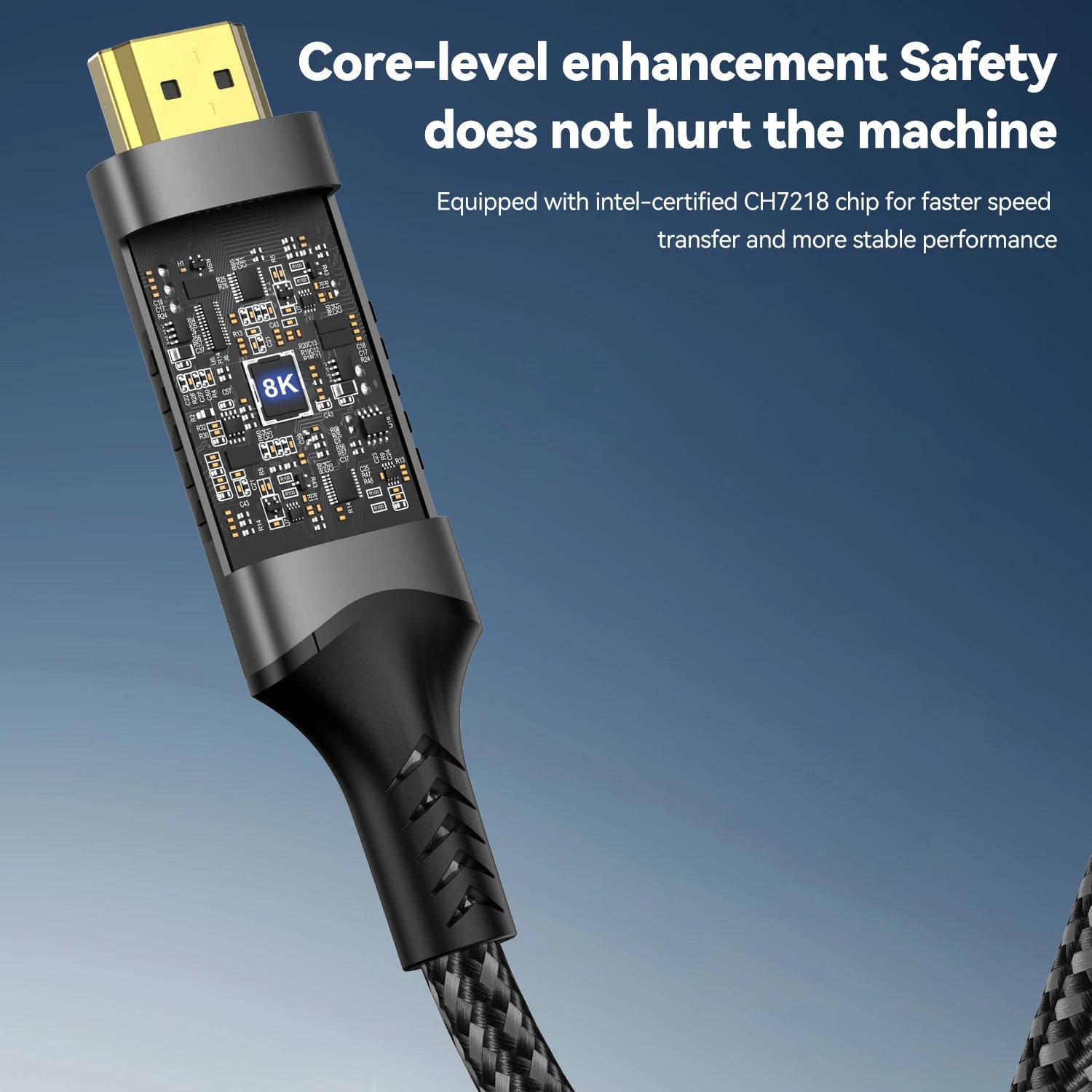 8K USB C to HDMI 2.1 Cable Adapter  8K60Hz Type C to HDMI Cable for Thunderbolt 3 Compatible with MacBook Pro  IPad pro  Laptop