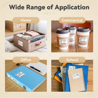 Mini Label Maker P50 Inkless Thermal Label Printer Adhesive Sticker Printer Similar as M110 Marklife P50 E210 or 1PK Label Tape