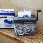 A6 Paper Shredder Mini Multifunctional Manual Bill Office Documents Shredder Destroyer Waste Paper Strip Cutting Machine
