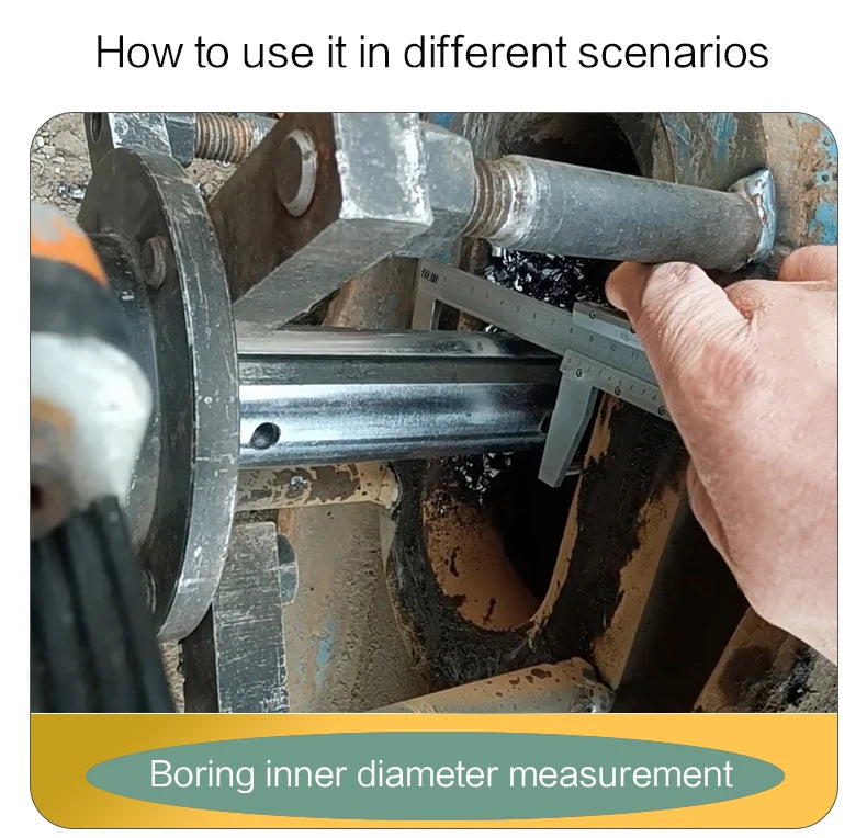 90 Degree Precision Electronic Stainless Steel Boring Special Caliper Inner Diameter Measurement Tool Aperture Digital Caliper
