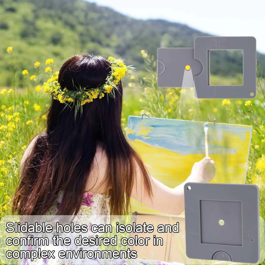 Portable Geometric Drawing Aid Viewfinder Math Drawing Set Vision Capturer Student Drawing Tool Math Teaching Aid