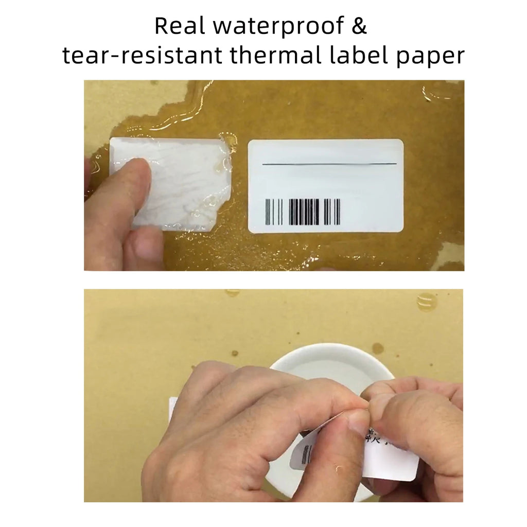 50*30mm 230 Sheets Waterproof Thermal Labels Self-adhesive Label Stickers 2.0x1.2 Inch Shipping Labels for Printer B11/B21/B3S