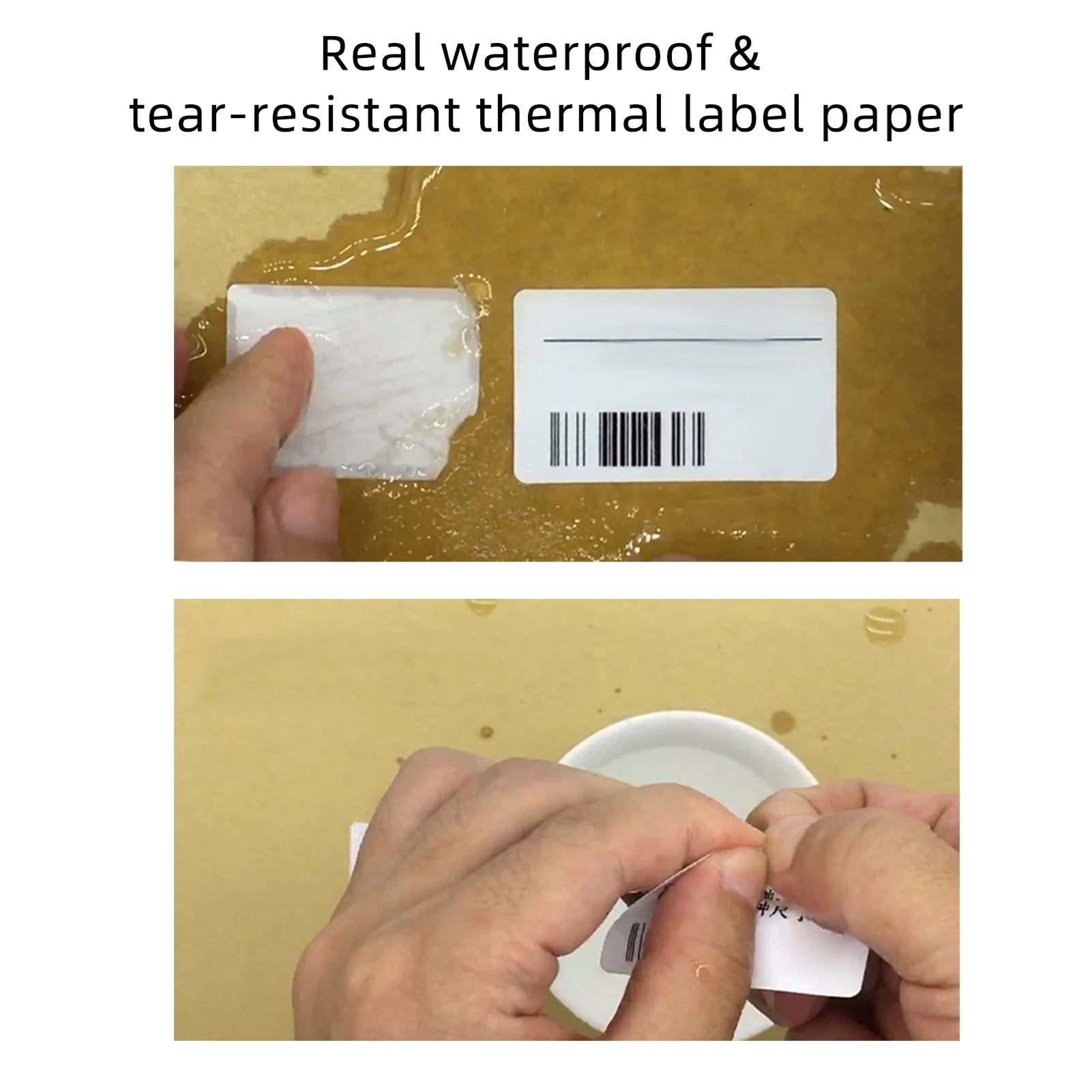 50*30mm 230 Sheets Waterproof Thermal Labels Self-adhesive Label Stickers 2.0x1.2 Inch Shipping Labels for Printer B11/B21/B3S