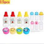 Kids Lunch Bento Box Accessories with Silicone Cupcake Liners for Baking and Small Animal Food Toothpicks Fruit Forks