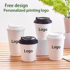 1000pcs 9oz 250ml double wall coffee cups, insulated double wall paper cups, company logo personalized customization wholesale