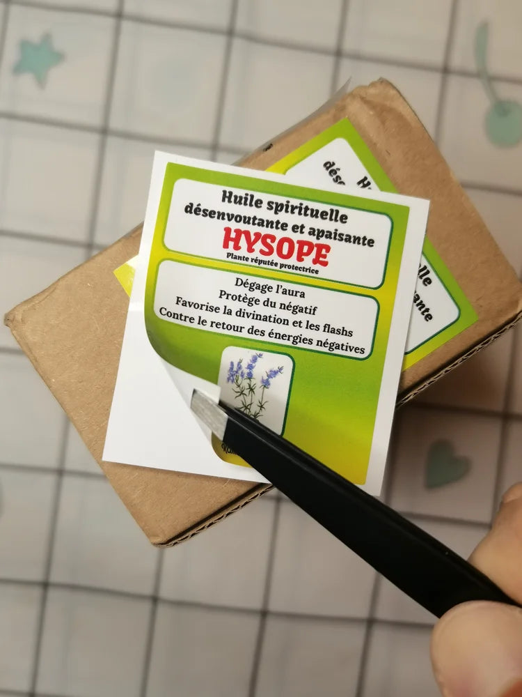Custom Label Adhesive Ingredients Printed Stickers for Jar