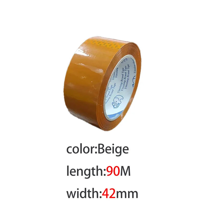 Oversized Roll Sealing Box Tape, Special Tape for Packing and Sealing Boxes, High Viscosity and High Toughness, Household Tape