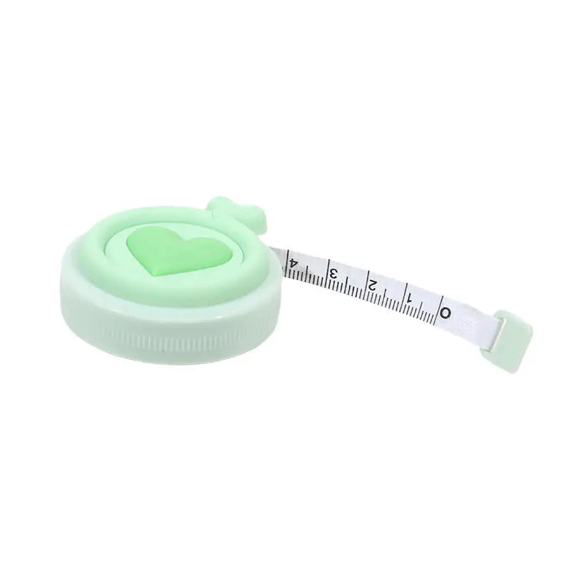 1.5M Soft Tape Measure Tailor's Tape With Snap Fasteners Body Measuring Double-sided Ruler For Needlework Sewing Tool NEW