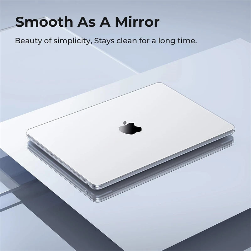Crystal Clear Laptop Case for Macbook Neo 2026 Air 13.6 M4 15 M3 Hard Cover for Mac Book Pro 13 16 M1 M2 14 Sleeve Accessories