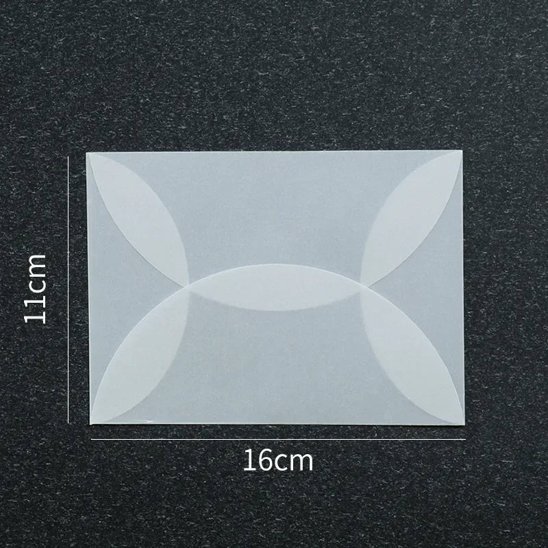 50pcs/lot Blank Translucent Envelope for Invitations Postcards European Giftbox Message Card Letters Business Wedding Envelopes