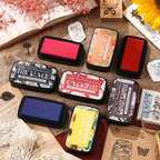 Multicolor Self-Inking Stamp Ink Pad for Planners Art Scrapbooking Student School Supplies Colorful Stationery Accessories