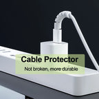 10pcs Cable Protector Silicone Charge Cable Spiral Winder Wire End Cord Savers Cover For Phone USB Charger Cable Accessories