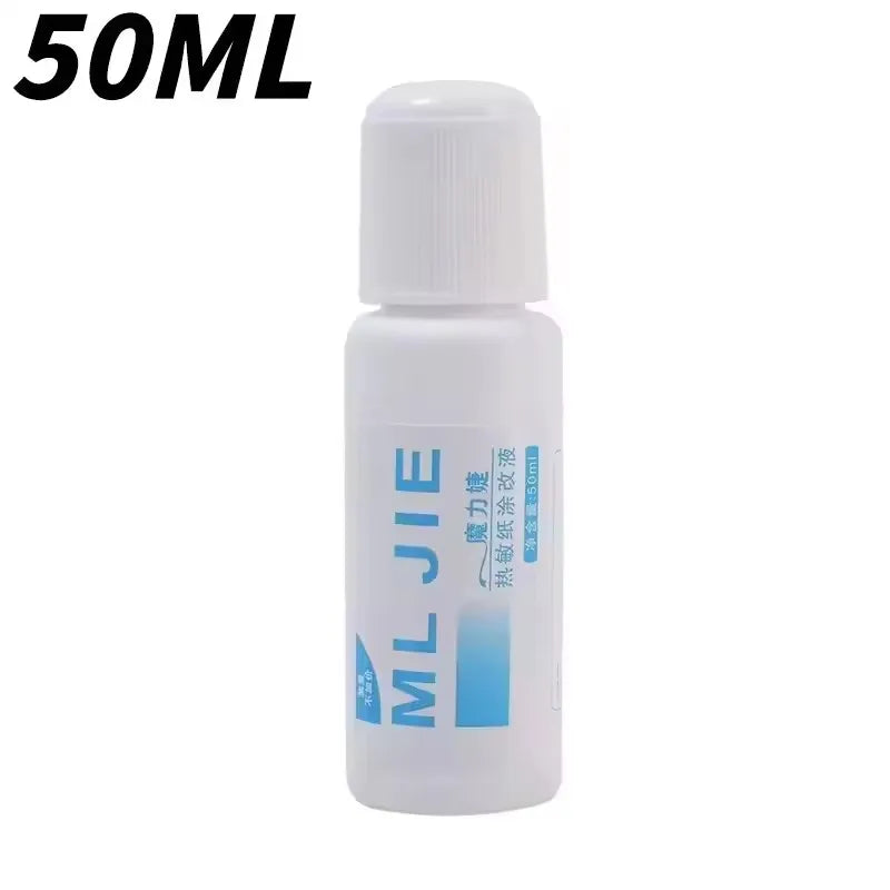 20ml 30ml 50ml Thermal Paper Correction Fluid Fast-Drying Anti Peep Identity Information ID Info Privacy Protector Quick Eraser