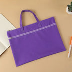 A4 File Bag Portable Zipper Oxford Cloth Waterproof 8k Sketch Drawing Art Storage Bag Canvas Bag School Office Filing Products