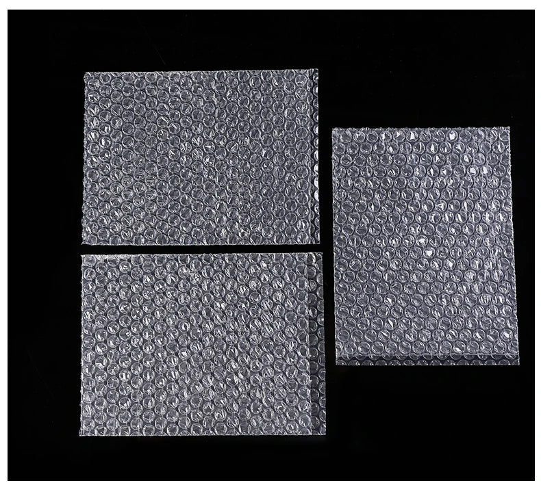 100pcs 17x25cm Small Bubble Mailers for Small Business Plastic Shipping Packaging Envelope Bags Wrap Clear Shockproof Wholesale
