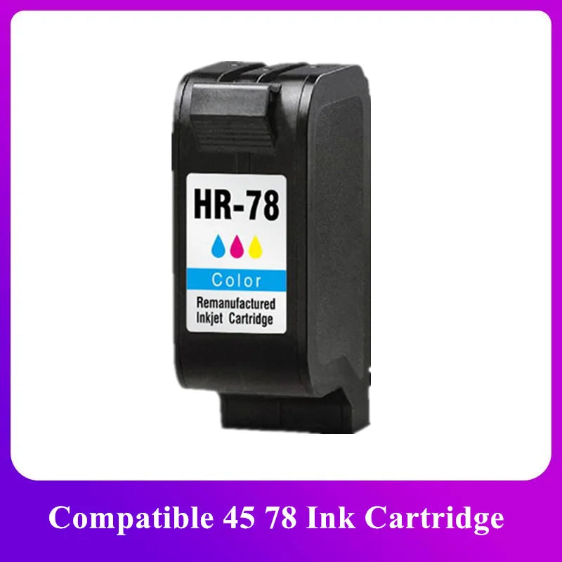 Compatible Ink Cartridges for HP 45 78 Deskjet 1220c 3820 3822 6122 6127 930c 932c 940c 950c Printers for HP45 for HP78