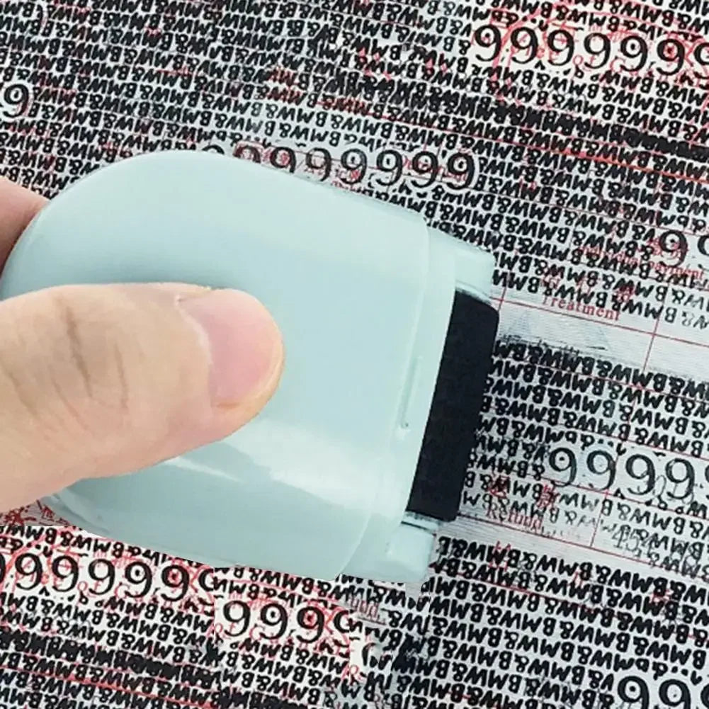 Ceramic Blade Theft Protection Roller Stamp for Privacy Confidential Data Guard Your Security Stamp Roller Privacy Seal Roller