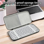 Protective Storage Bag Illuminated Keyboard Storage Case Carry Case for Logitech MX Keys Mini Wireless Keyboard for MX Keys