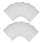 20Sheets Waterproof Rectangular Coding Labels Blank Self-Adhesive White Label Sticker Paper for File Folder Shipping Address