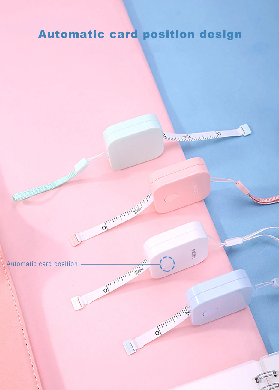Deli 1.5m 2m Measure Tape Double Scale Body Sewing Flexible Ruler for Kids Aldult Height Waist Measuring Tailor Craft Soft Ruler